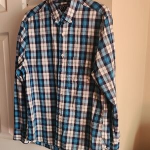 Rye Blue and White Checkered Men's Shirt